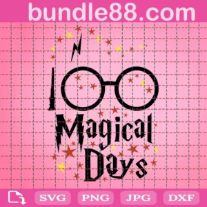 100 Magical Days Svg