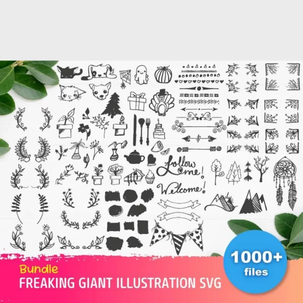 1000+ Freaking Giant Bundle Svg