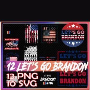12 Lets Go Brandon Svg Bundle