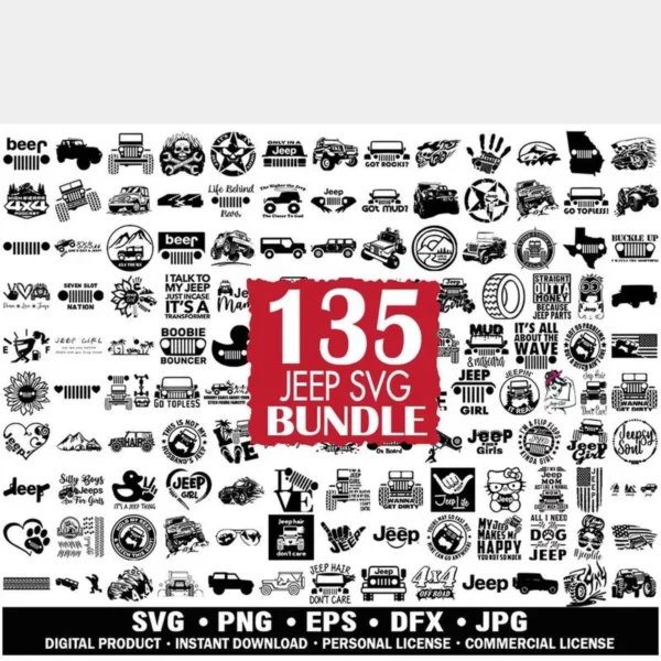 135 Files Jeep Bundle png