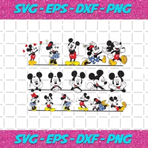 15+ Mickey Mouse SVG Bundle