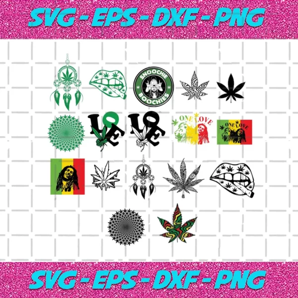 15+ Weed SVG Bundle