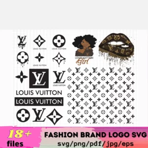 18+ Fashion Logo Svg
