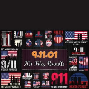 20 Designs Patriot Day Bundle Svg