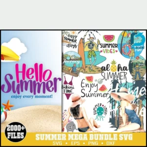 2000+ Summer SVG Bundle