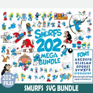 202+ Files Smurfs Bundle png