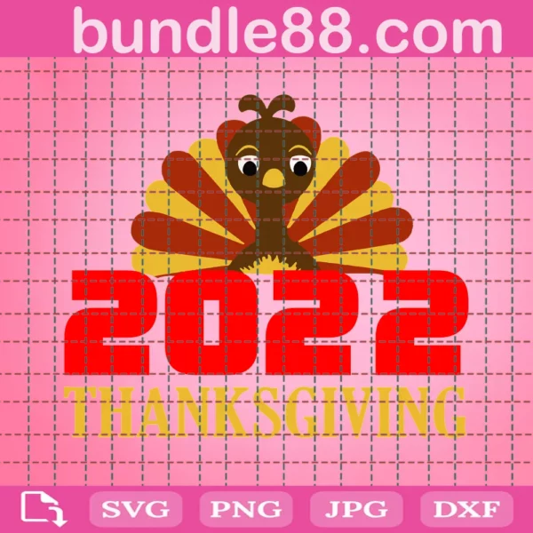 2022 Thanksgiving Svg