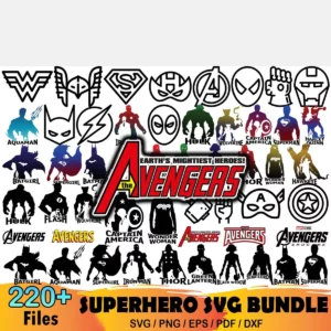 220+ Superhero Svg Bundle