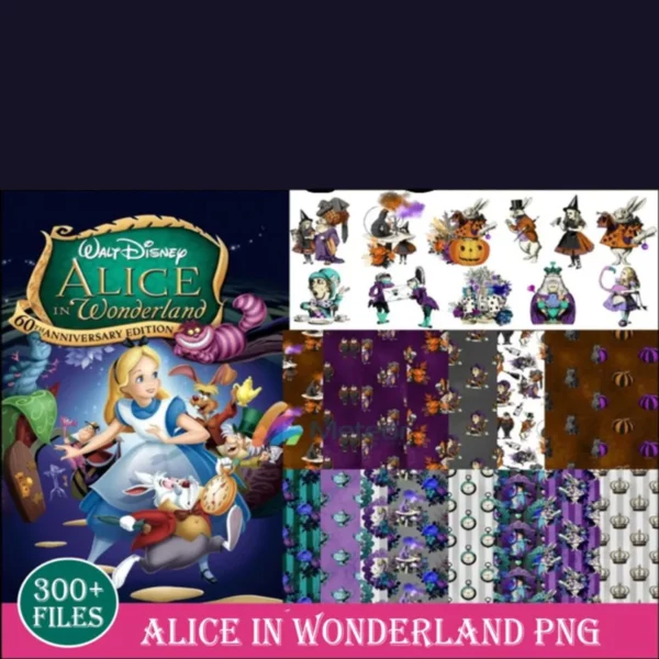 300+ Files Alice In Wonderland Png Bundle