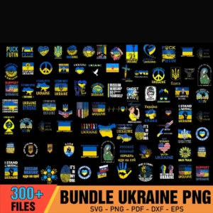 300+Files Ukraine PNG Bundle