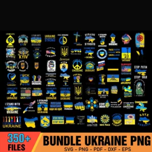 350+Files Ukraine PNG Bundle