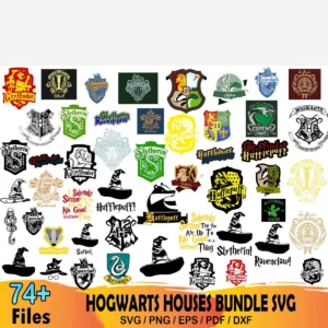 4+ Hogwarts Houses Bundle Svg