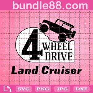 4 Wheel Drive Land Cruiser Svg