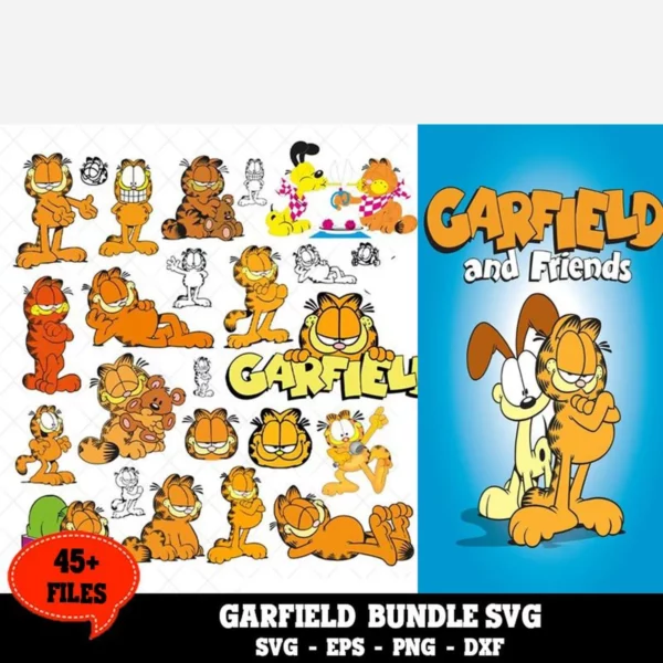 45+ Files Garfield Bundle Svg