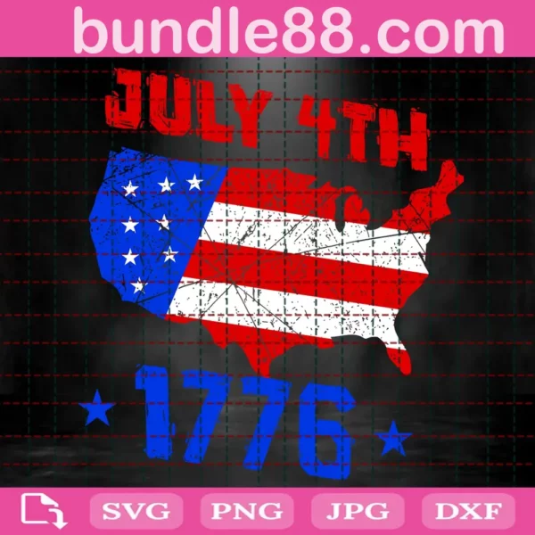 4Th Of July 1776 Svg