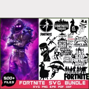 500 Files Fornite Bundle Svg