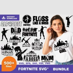 500+ Fortnite Bundle SVG