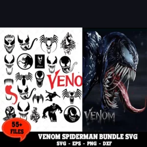 55+ Files Venom Bundle Svg