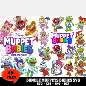68+ Files Bundle Muppet Babies Svg