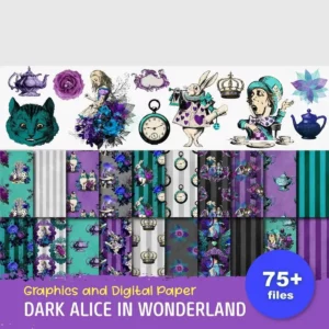 75+ Alice In Wonderland Svg