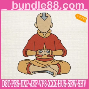 Aang Embroidery Design