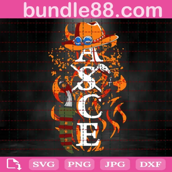 Ace One Piece Svg