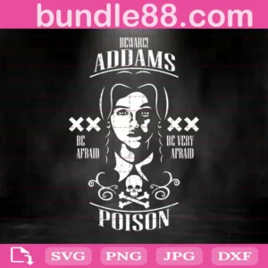 Addams Poison Svg