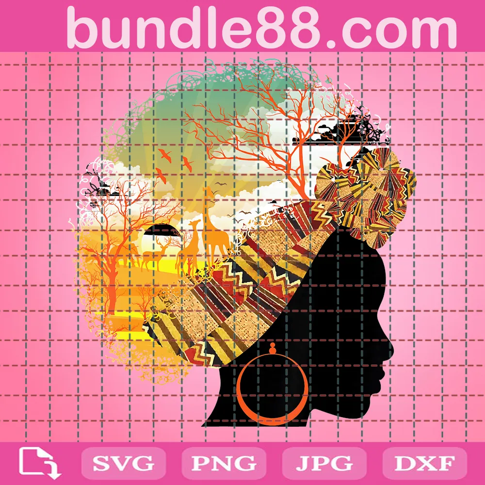 African American Black Woman Png Black Woman Sublimation Png Instant Download.webp