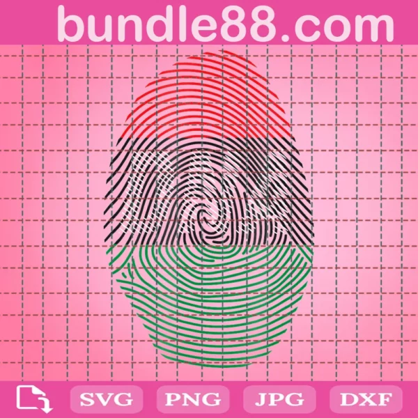 African American Dna Fingerprint Svg