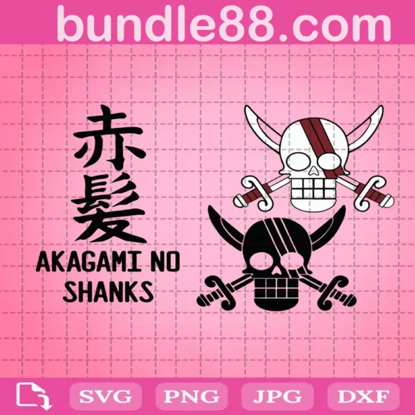 Akagami No Shanks Flag Svg