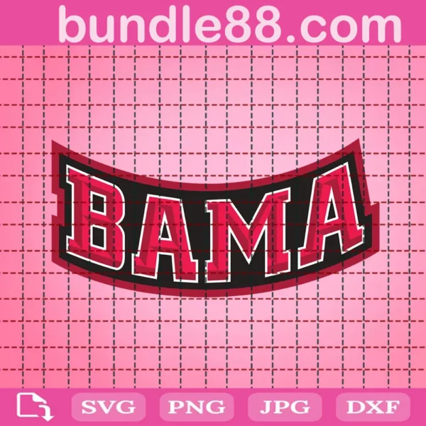 Alabama Crimson Tide Football Svg