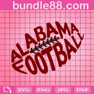 Alabama Football Svg