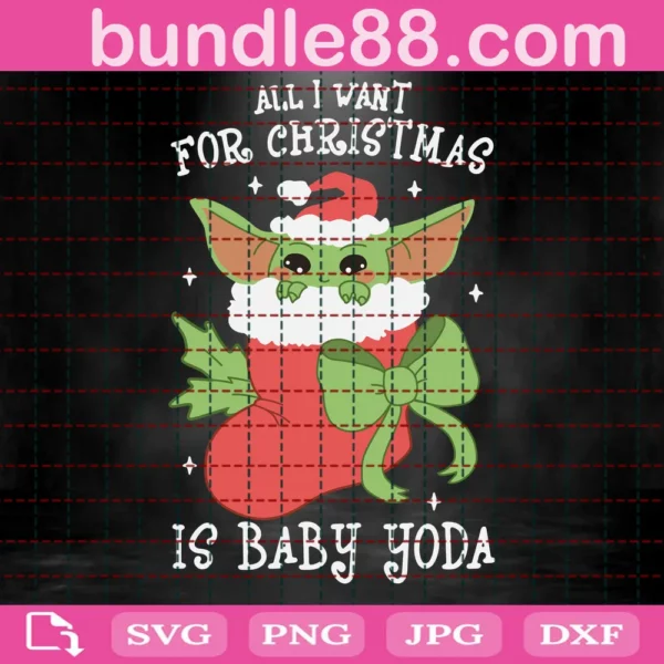 All I Want For Christmas Svg