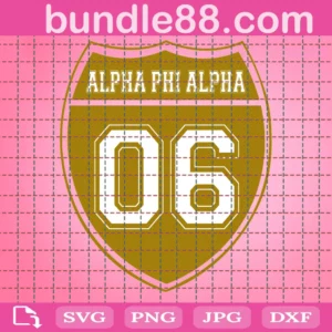 Alpha Phi Alpha 06 Fraternity Svg