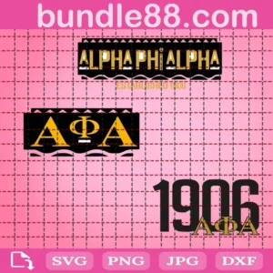 Alpha Phi Alpha Svg Bundle