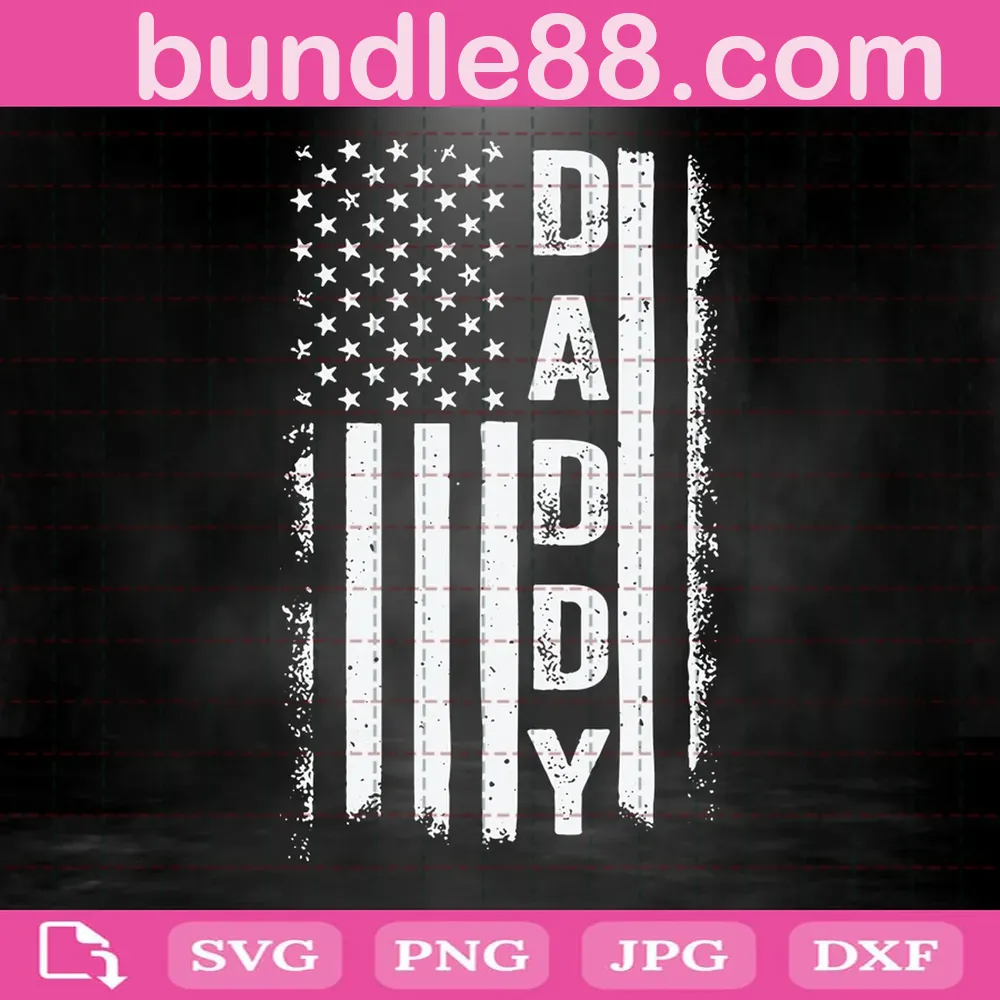 American Flag Dad Svg