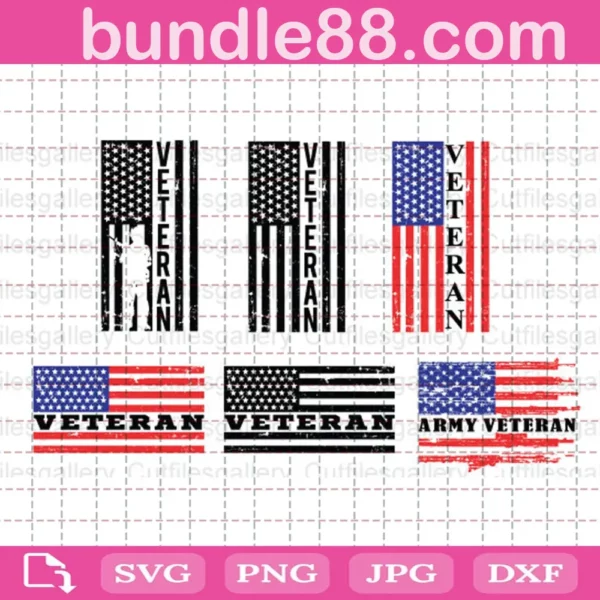 American Flag Veteran Bundle Free