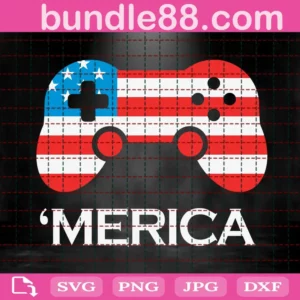 American Flag Video Game Svg