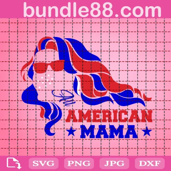 American Mama Svg