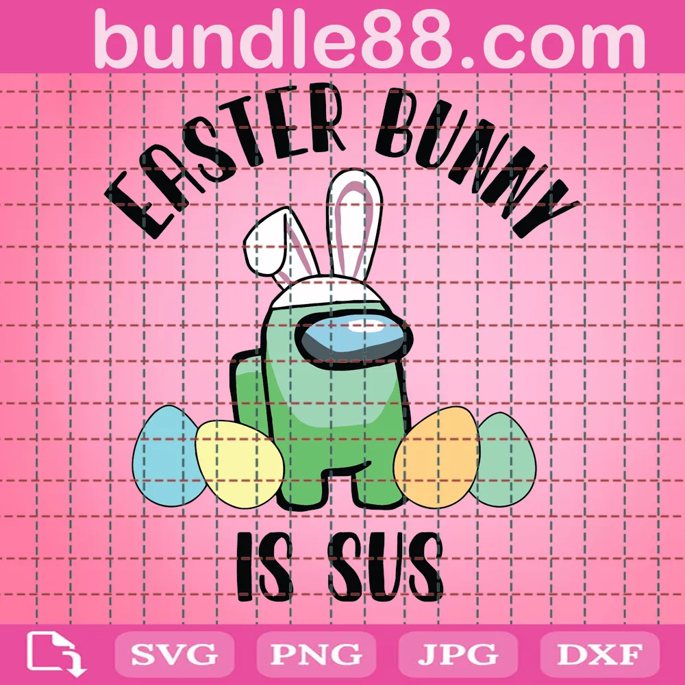 Among Us Easter Svg