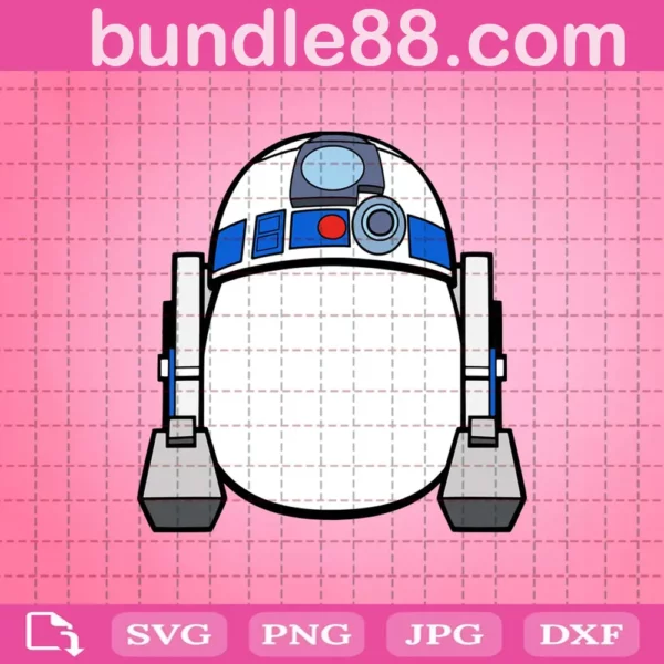 Angry Birds Star Wars R2-D2 Svg