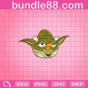 Angry Birds Star Wars Yoda Svg