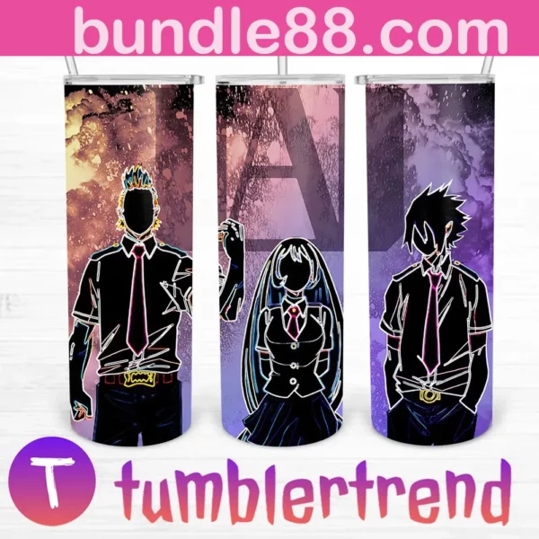 Anime Characters 20oz Tumbler Skinny