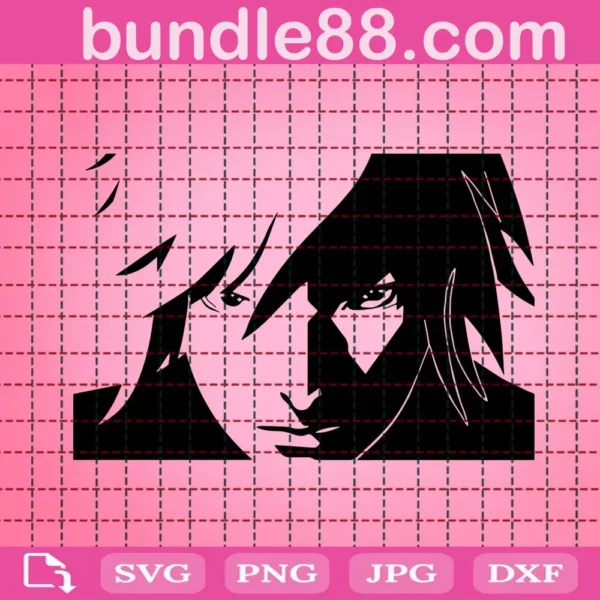 Anime Face Svg, Anime Svg