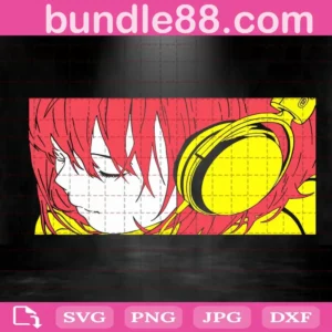 Anime Girl Svg, Anime Character Svg