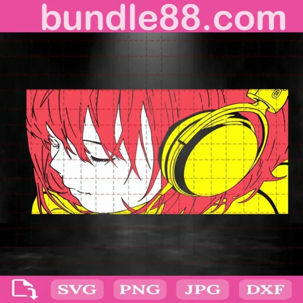 Anime Girl Svg, Anime Character Svg