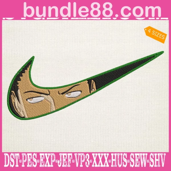 Anime Nike Logo Embroidery Files