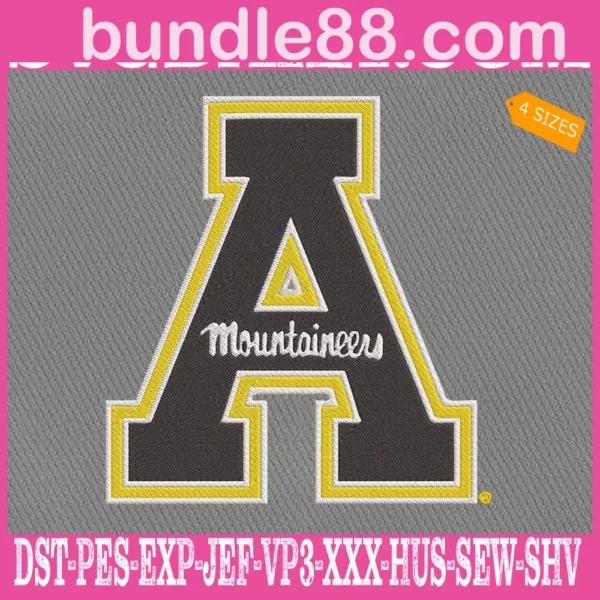 Appalachian State Mountaineers Embroidery Machine