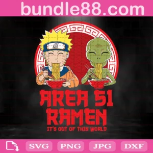 Area 51 Ramen Svg