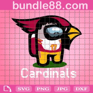 Arizona Cardinals Among Us Svg